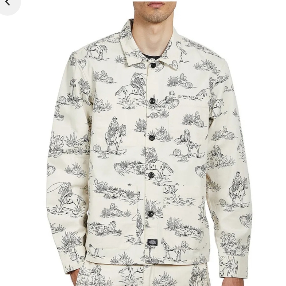 Dickies Sibley Printed Cowboy Shirt XXL